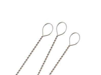 feine, flexible Fädelnadeln aus gedrehtem Draht 0,24mm