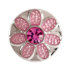 1 Stk. Mini Chunk - rosa Blume mit Strass