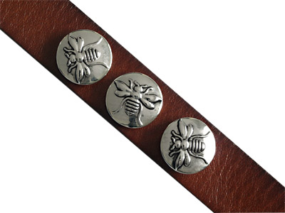 Knopf für Lederarmband Bild 1