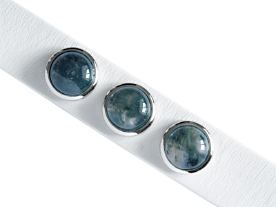 Knopf für Lederarmband Bild 1