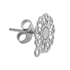1 Paar Ohrstecker ornamental ~11mm, Edelstahl