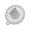 1 Paar Ohrstecker ornamental ~14mm, Edelstahl