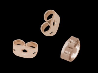 rosegoldene Stöpsel Hinterteile für Ohrstecker kaufen