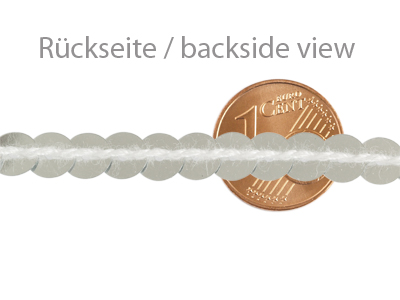 silberne Pailletten - Rückseite
