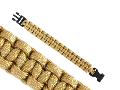 Paracord Armband 22cm Beige Bild 1