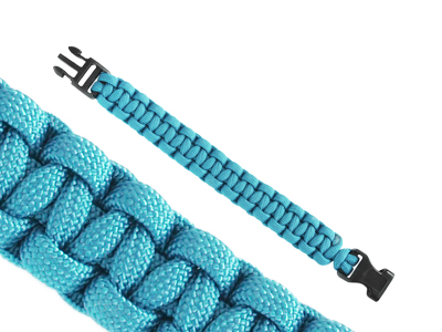 Paracord Armband 22cm Türkis Bild 1