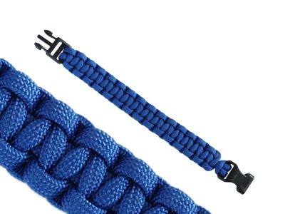 Paracord Armband 22cm Blau Bild 1