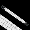 Paracord Armband 19cm Weiss