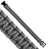 1 Stk. dünnes Paracord Armband 19cm Grau