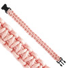 1 Stk. dünnes Paracord Armband 19cm Rosa