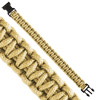 1 Stk. dünnes Paracord Armband 19cm Beige