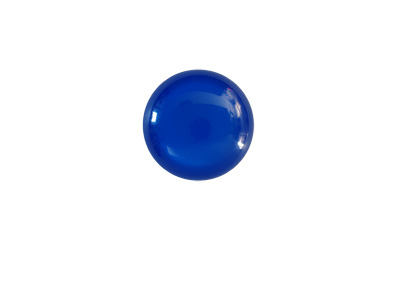 glänzende Polaris Cabochone 12mm, Majestic Blue, Bild 1