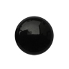 Polaris Cabochone 12mm, Schwarz glänzend