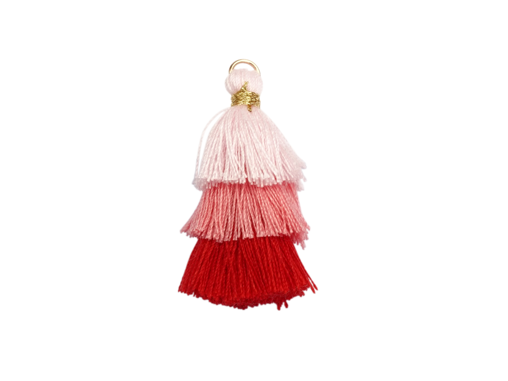 dreifarbige rosa rote Quasten kaufen
