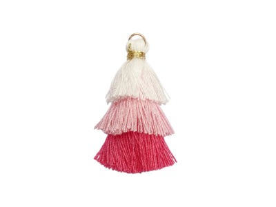 dreifärbige rosa Quasten kaufen