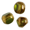 1 Stk. facettierte Gablonzer Glasperle 8mm Grün