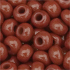 1 Dose (ca.17g.) Rocailles 9/0 ~2,5mm Schokobraun opak