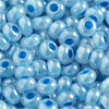 1 Dose (ca.17g.) Rocailles 9/0 ~2,5mm Ceylon Pastellblau