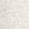 1 Dose (ca.17g.) Rocailles 9/0 ~2,5mm Kristall transp.