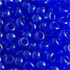 1 Dose (ca.17g.) Rocailles 9/0 ~2,5mm Dunkelblau transp.