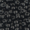 1 Dose Rocailles 11/0 ~2mm Schwarz opak