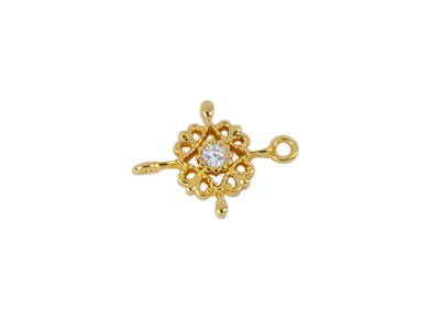 goldenes Ornament Connector Link für DIY Schmuck