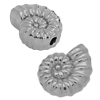 Metallperle Ammonit ~10x7mm, Edelstahl poliert