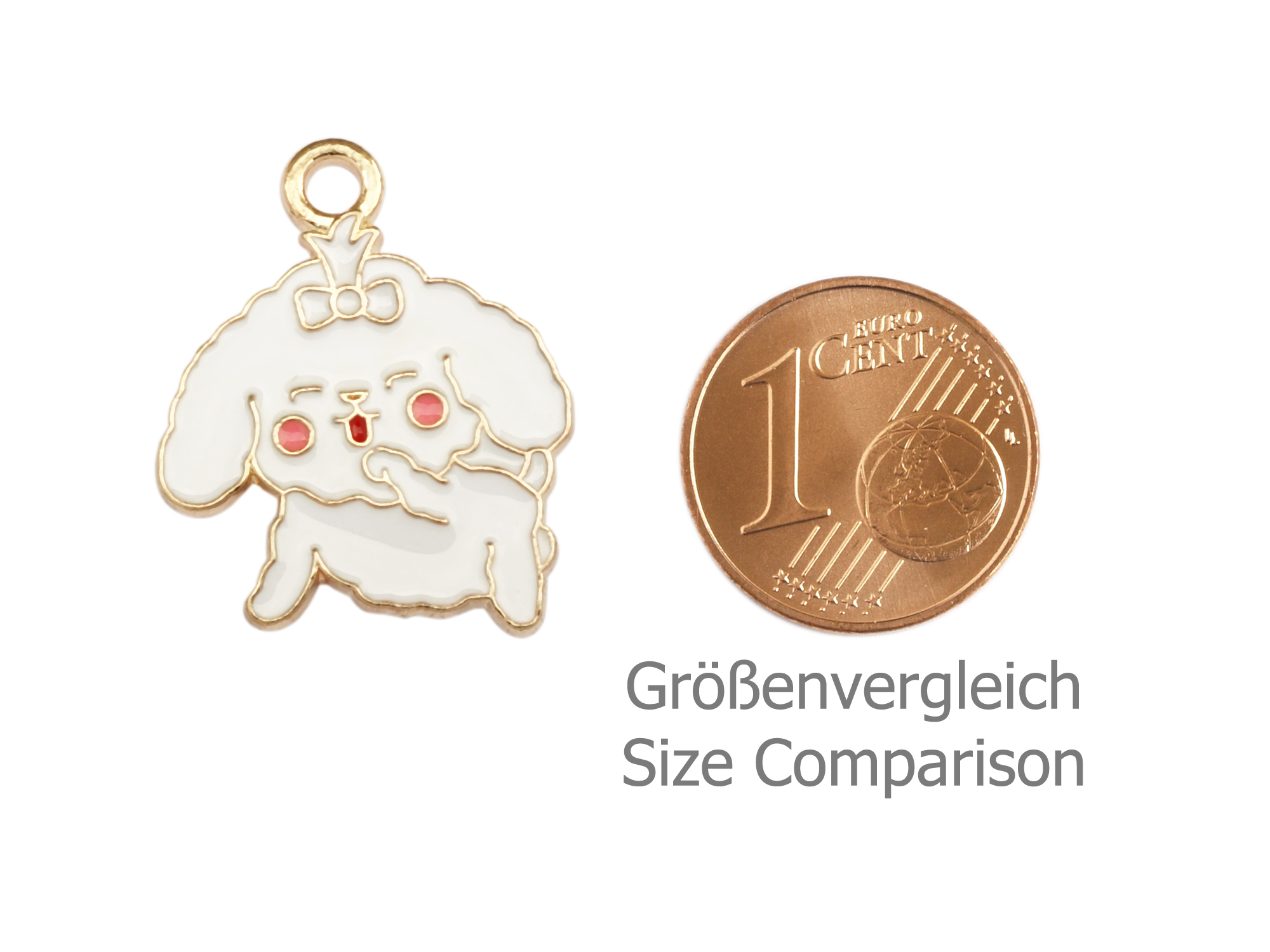 Schmuckanhänger - Größenvergleich