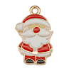 Schmuckanhänger aus Metall, Weihnachtsmann ~22x13mm