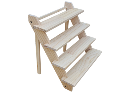 Schmucktreppe Holzdisplay Schmuckständer