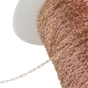 100 Meter Fädelkette, Edelstahl, rosegold