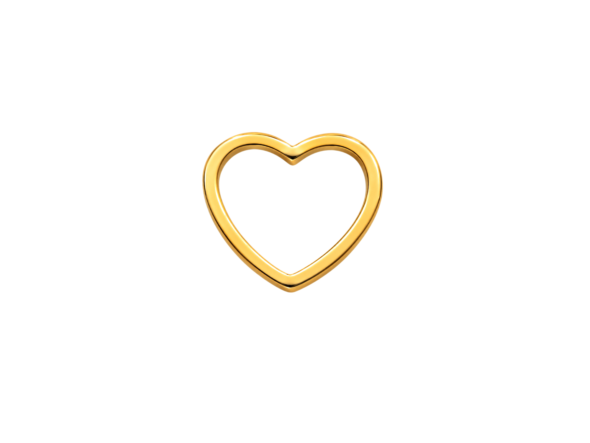 goldene Metallrahmen Rahmen Basis, Herz 12x11mm für DIY Boho