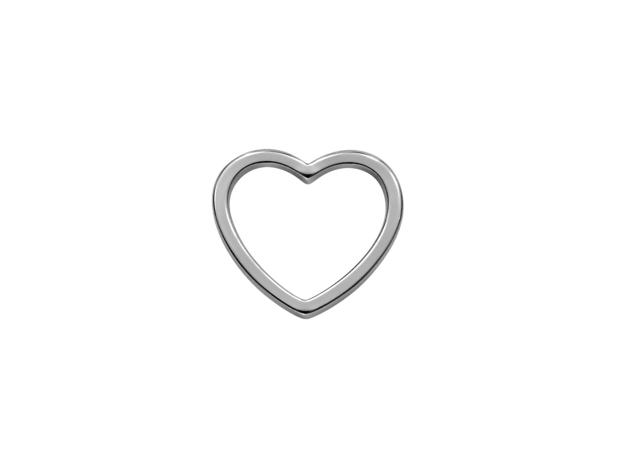 Metallrahmen Rahmen Basis, Herz 12x11mm für DIY Boho Perleno