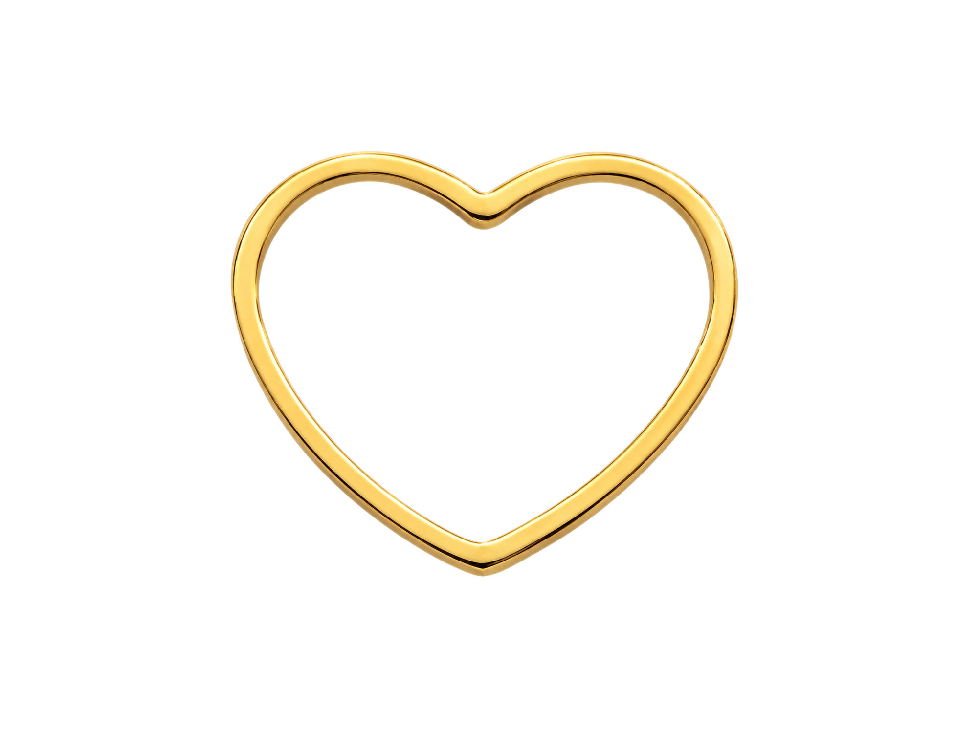 goldene Metallrahmen Rahmen Basis, Herz 20x18mm für DIY Boho