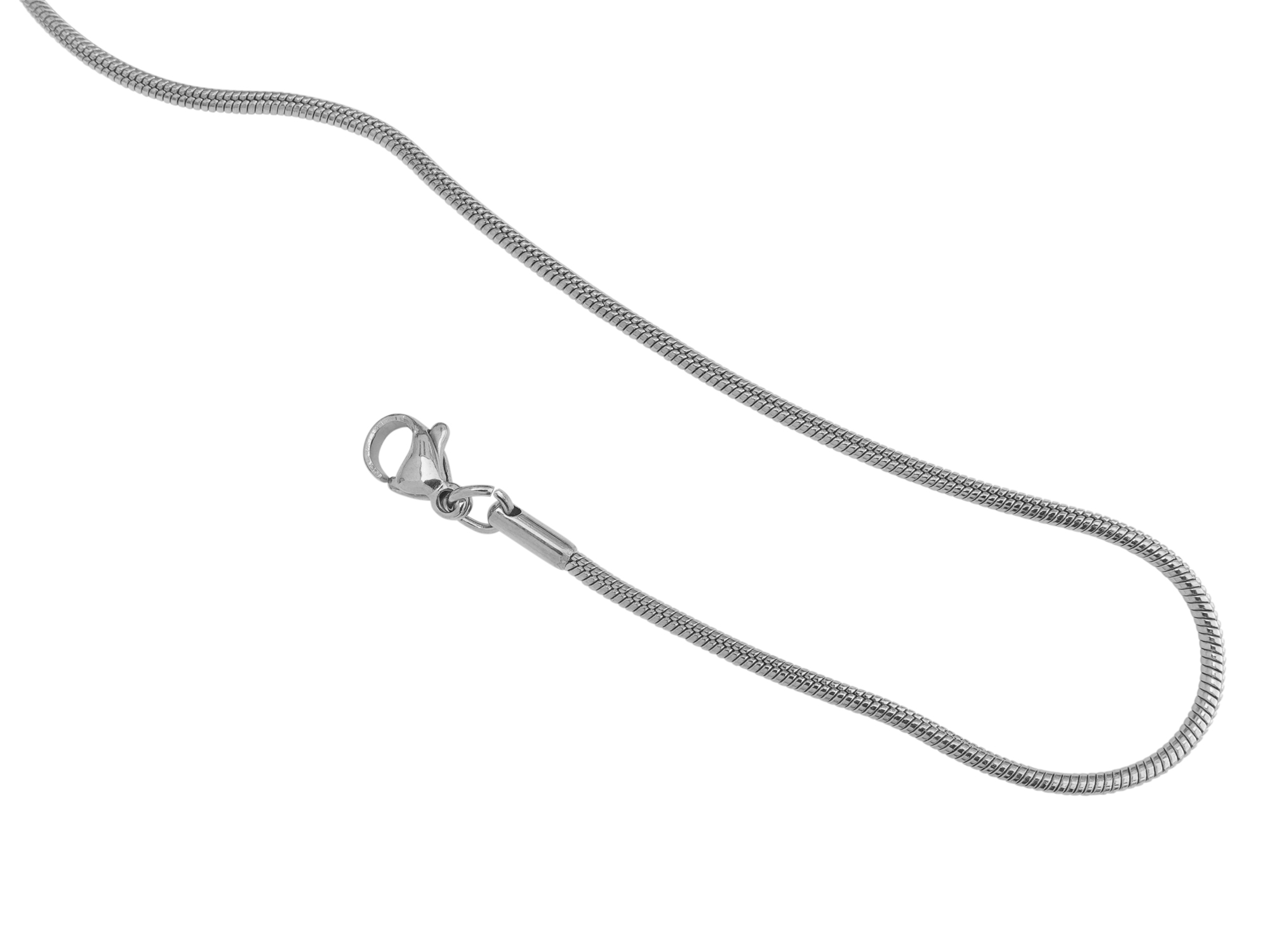 Schlangenhalskettchen aus Edelstahl 45cm zum Schmuckmachen