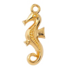 Anhänger Seepferdchen ~23x8mm, Zinklegierung, gold