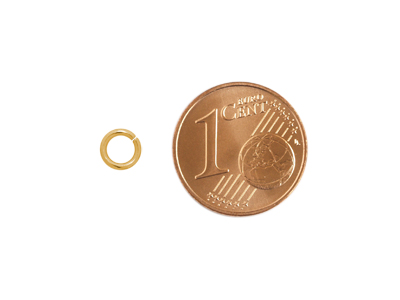 offene Ringe Springringe zum Schmuckmachen 5x0,9mm Edelstahl
