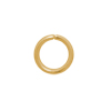 20 Stk. offene Ringe 7mm/1mm Edelstahl gold