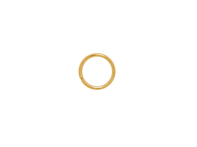 goldene offene Biegeringe aus Edelstahl 9mm, Drahtstärke 1mm
