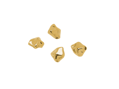 unregelmäßige goldene Metallzwischenteile für Halsketten und