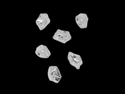 unregelmäßige silber Metallzwischenteile für Halsketten und 