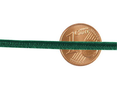 grünes Soutache Band, Kordel, Flachband