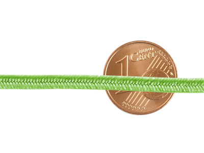 hellgrünes Soutache Band, Kordel, Flachband