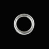 20 Stk. Spaltringe 5mm silberfarbig (2 Kreise)