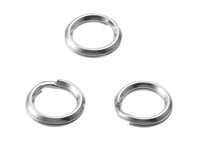 echt Silber Spatring 6mm