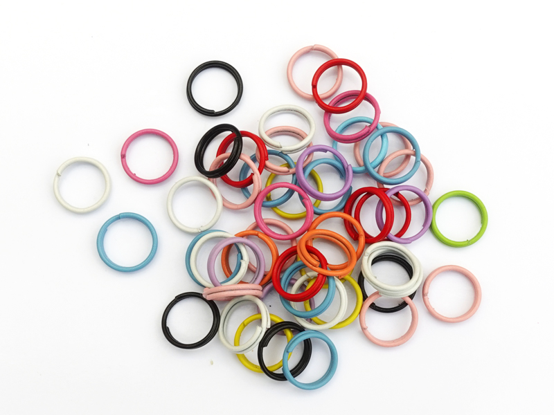 bunte Spaltringe 8mm zum Basteln