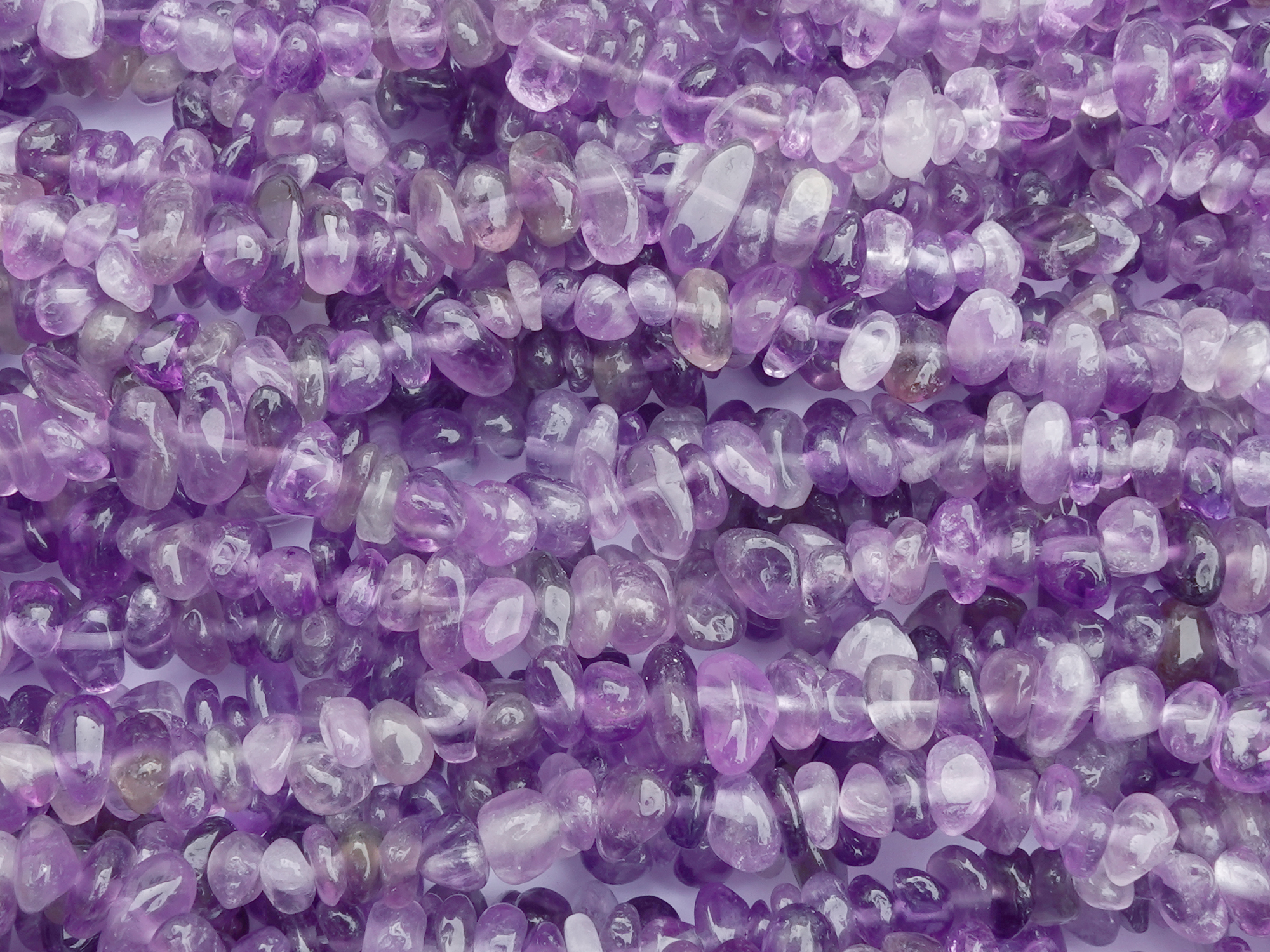 echte Amethyst Steinperlen Splitter