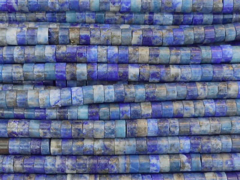 echte Lapis Lazuli Steinperlen HiShi Scheiben Zwischenteile