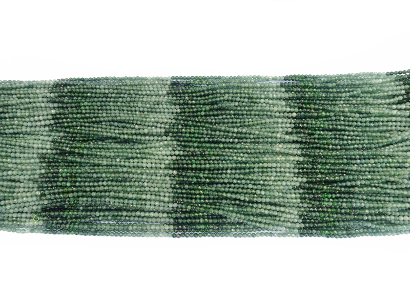 echte, geschliffene russische Nephrit Steinperlen 3mm harmon