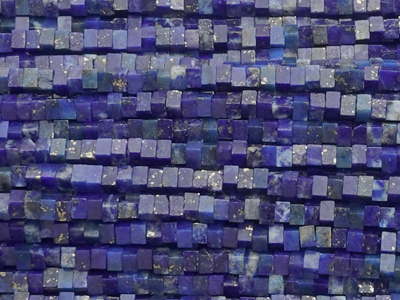 winzige quaderförmige Lapis Lazuli Steinperlen 1,5x1mm - B2B